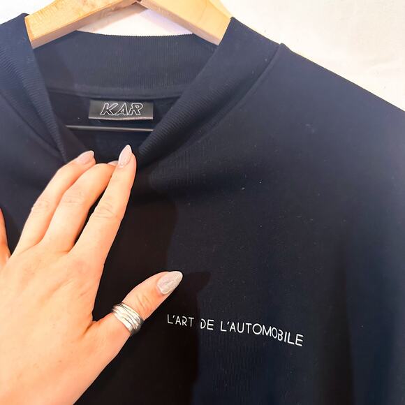 NWT KAR's L’Art De l’Automobile Dover Street LA Crew Sweatshirt Sz. L - Picture 4 of 5